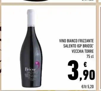 Conad Vino bianco frizzante salento igp biosè vecchia torre offerta