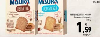 Conad Fette biscottate misura offerta