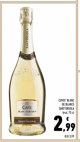 Conad Cuveè blanc de blancs sant'orsola offerta