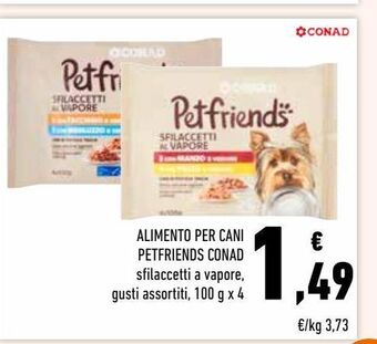 Conad Alimento per cani petfriends conad offerta