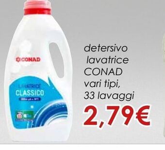 Conad Detersivo lavatrice conad offerta