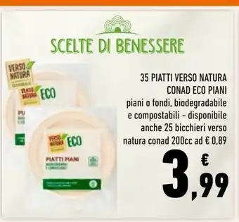 Conad 35 piatti verso natura conad eco piani offerta