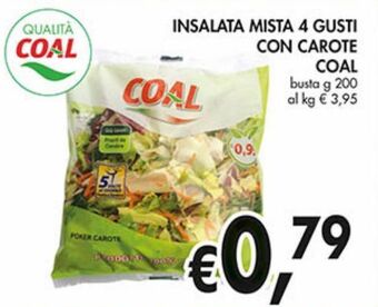 Insalata mista 4 gusti con carote coal g 200