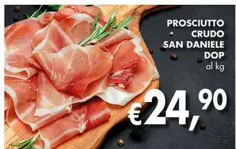 Supermercato Coal Prosciutto crudo san daniele dop al kg offerta