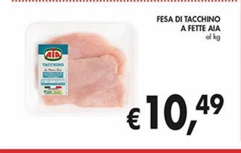 Fesa di tacchino a fette aia al kg
