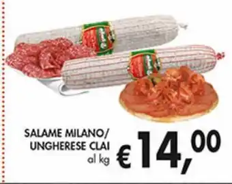 Salame milano / ungherese clai