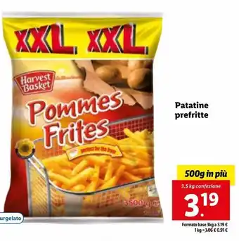 Lidl Patatine prefritte 3,5kg offerta