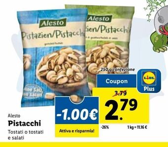 Lidl Alesto pistacchi offerta