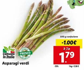 Lidl Asparagi verdi offerta