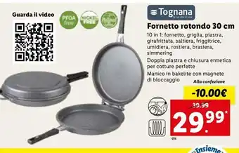 Lidl Fornetto rotondo 30 cm offerta