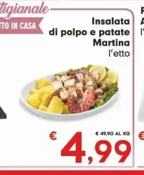Insalata di polpo e patate martina l''etto