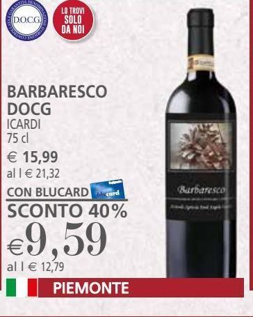 Il Gigante Barbaresco docg icardi 75 cl offerta