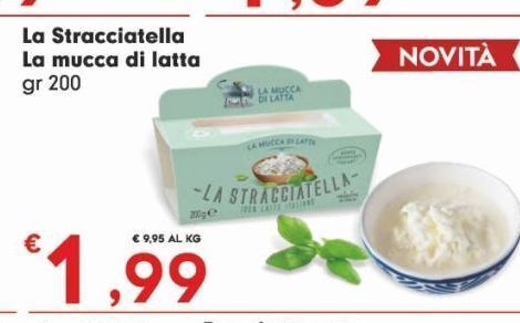 Despar La stracciatella la mucca di latte gr 200 offerta