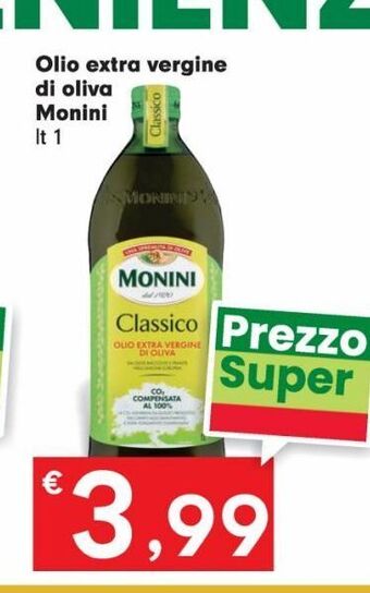 Despar Olio extra vergine di oliva monini offerta
