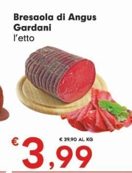 Despar Bresaola di angus gardani offerta