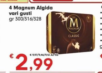 Despar 4 magnum algida vari gusti gr 300 / 316 / 328 offerta