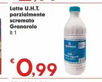Despar Latte parzialmente scremato granarolo lt 1 offerta