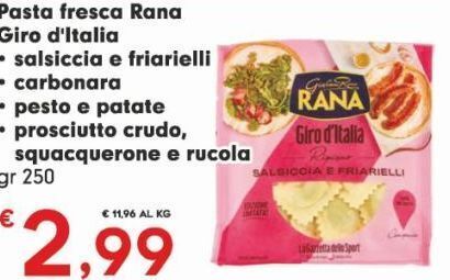 Despar Pasta fresca rana offerta