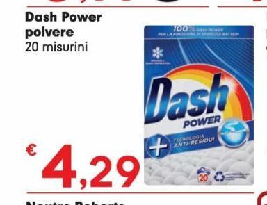 Despar Dash power polvere 20 misurini offerta