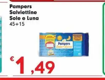 Pampers salviettine sole e luna 45 x 15