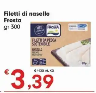 Despar Filetti di nasello frosta gr 300 offerta