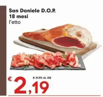Eurospar San daniele dop 18 mesi offerta