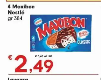 Despar 4 maxibon nestlé gr 384 offerta
