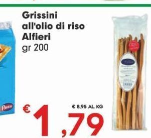 Despar Grissini all''olio di riso alfieri gr 200 offerta