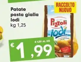 Patate pasta gialla lodi kg 1.25