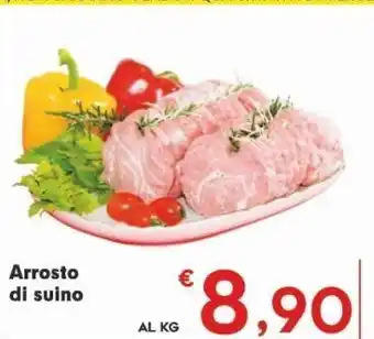 Eurospar Arrosto di suino al kg offerta