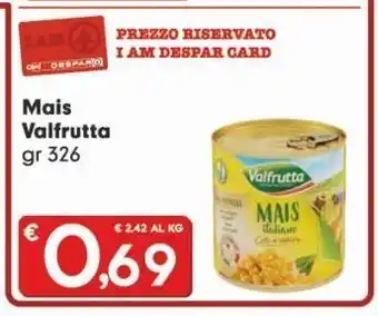 Mais valfrutta g 326