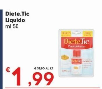 Eurospar Diete tic liquido  ml 50 offerta