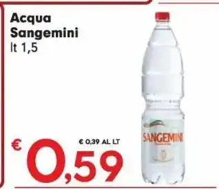 Eurospar Acqua sangemini l 1.5 offerta