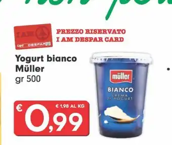 DeSpar Express Yogurt bianco muller gr 500 offerta