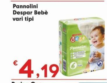 Fantinato Group Pannolini despar bebè vari tipi offerta