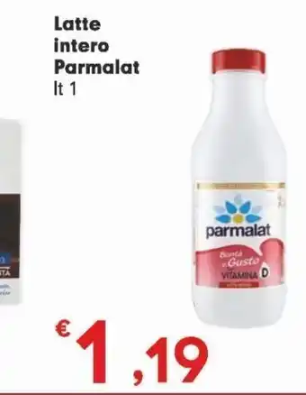 Latte intero parmalat lt 1