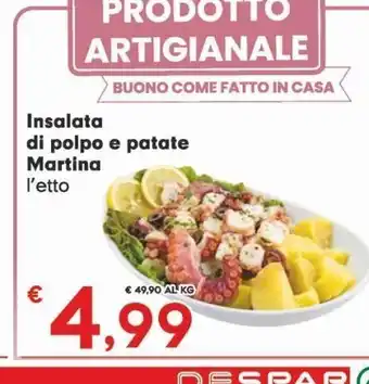 Insalata di polpo e patate martina l'etto