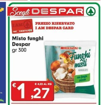 DeSpar Express /misto funghi despar gr 300 offerta