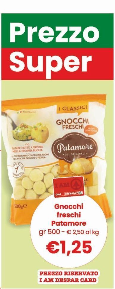 DeSpar Express Gnocchi freschi  patamore offerta