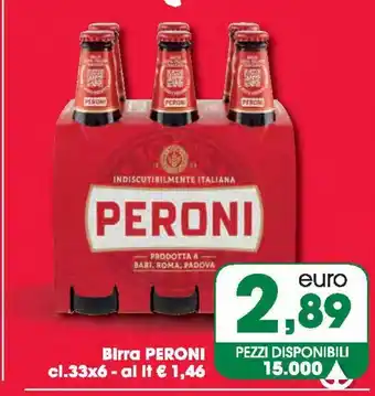 Birra peroni xl 33x6