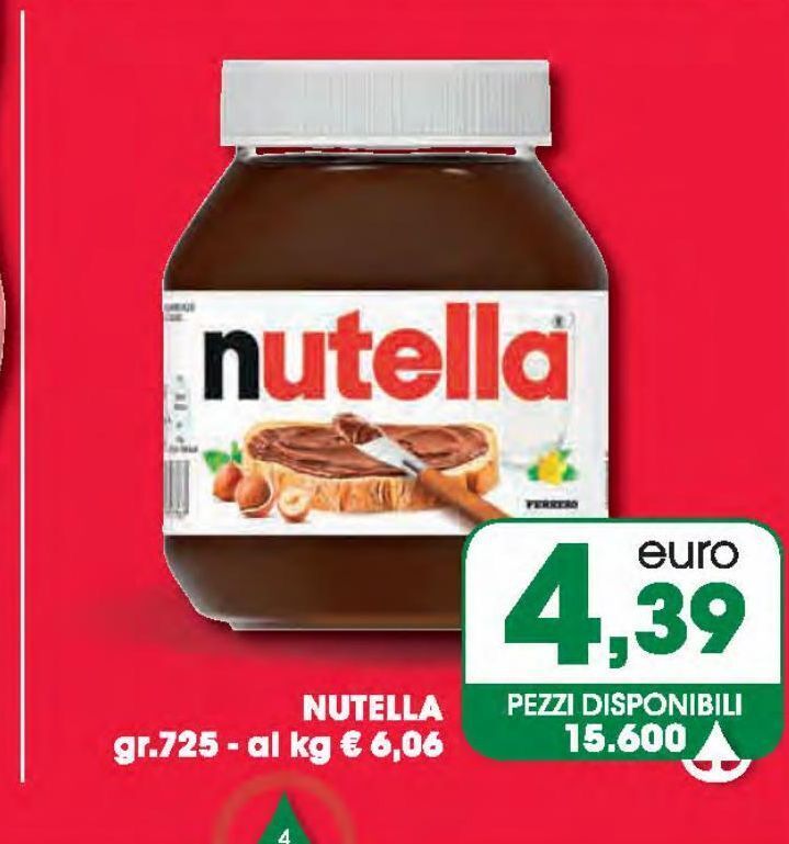 Despar Nutella gr 725 offerta