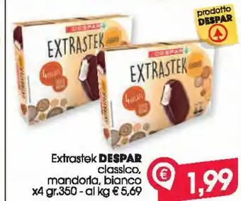 Extrastek despar classico mandorla bianca x 4 gr 350
