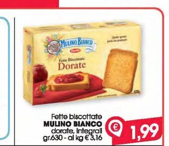 Fette biscottate mulino bianco