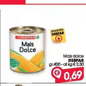 Despar Mais dolce despar gr 400 offerta