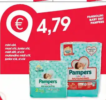 Despar Pannolini baby dry pampers offerta