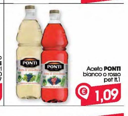 Despar Aceto ponti bianco o rosso offerta