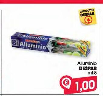 Despar Alluminio despar mt 8 offerta