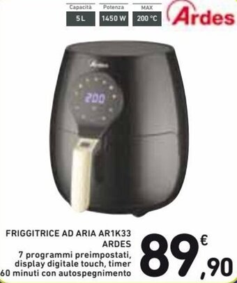 Ardes Friggitrice Ad Aria AR1K33