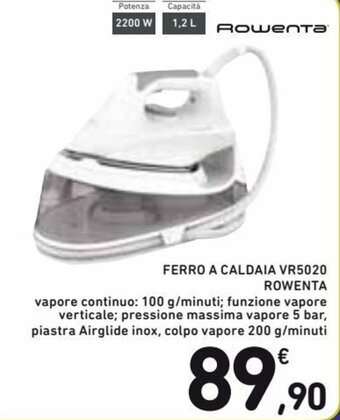 Rowenta Ferro A Caldaia VR5020