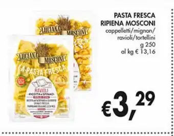 Pasta fresca ripiena mosconi